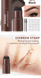 OCHEAL Eyebrow Stamp Kit Waterproof Brow Powder Makeup Stencil Set