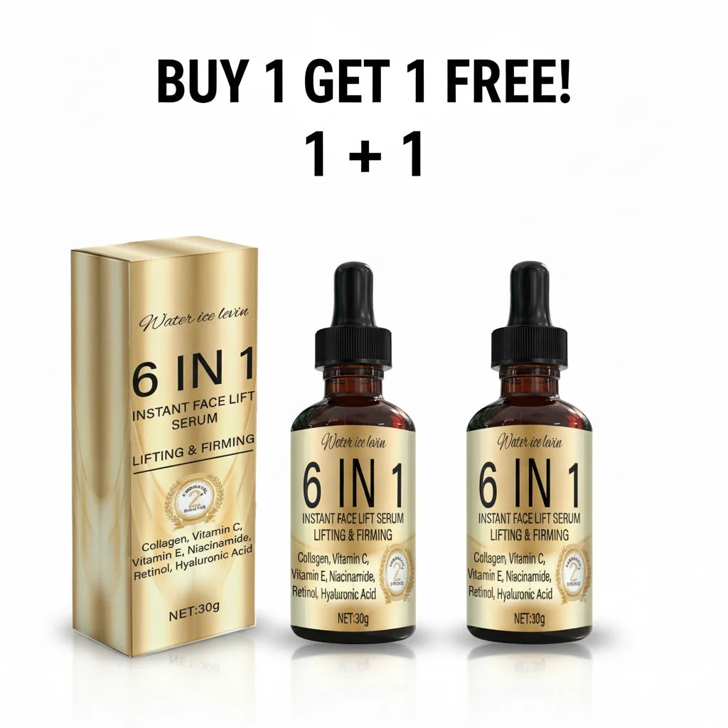 6 in 1 Face Lifting Serum Hyaluronic Acid Retinol Firming Hydrating 30g