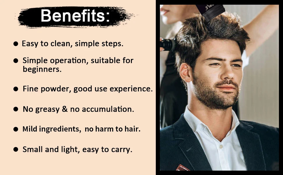 15g Hair Building Fiber Powder Set with Applicator and Hairline Tool