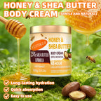 YUITIKUE 25% Shea Butter Body Cream 100g Honey Vitamin E Moisturizer