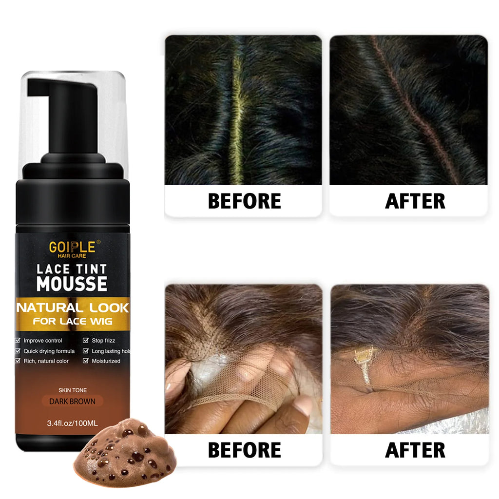 Lace Tint Mousse and Hair Wax Stick Wig Installation Kit