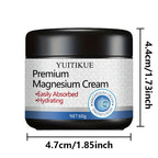 YUITIKUE Magnesium Cream Fast Absorbing Moisturizer for Hands and Feet