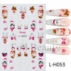 3D Christmas Cartoon Nail Art Stickers