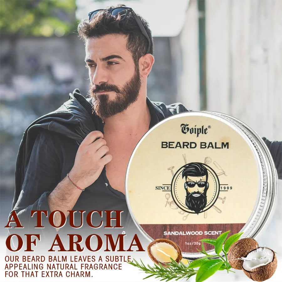 Beard Growth Grooming Kit with Shampoo Filler Balm Oil and Accessories