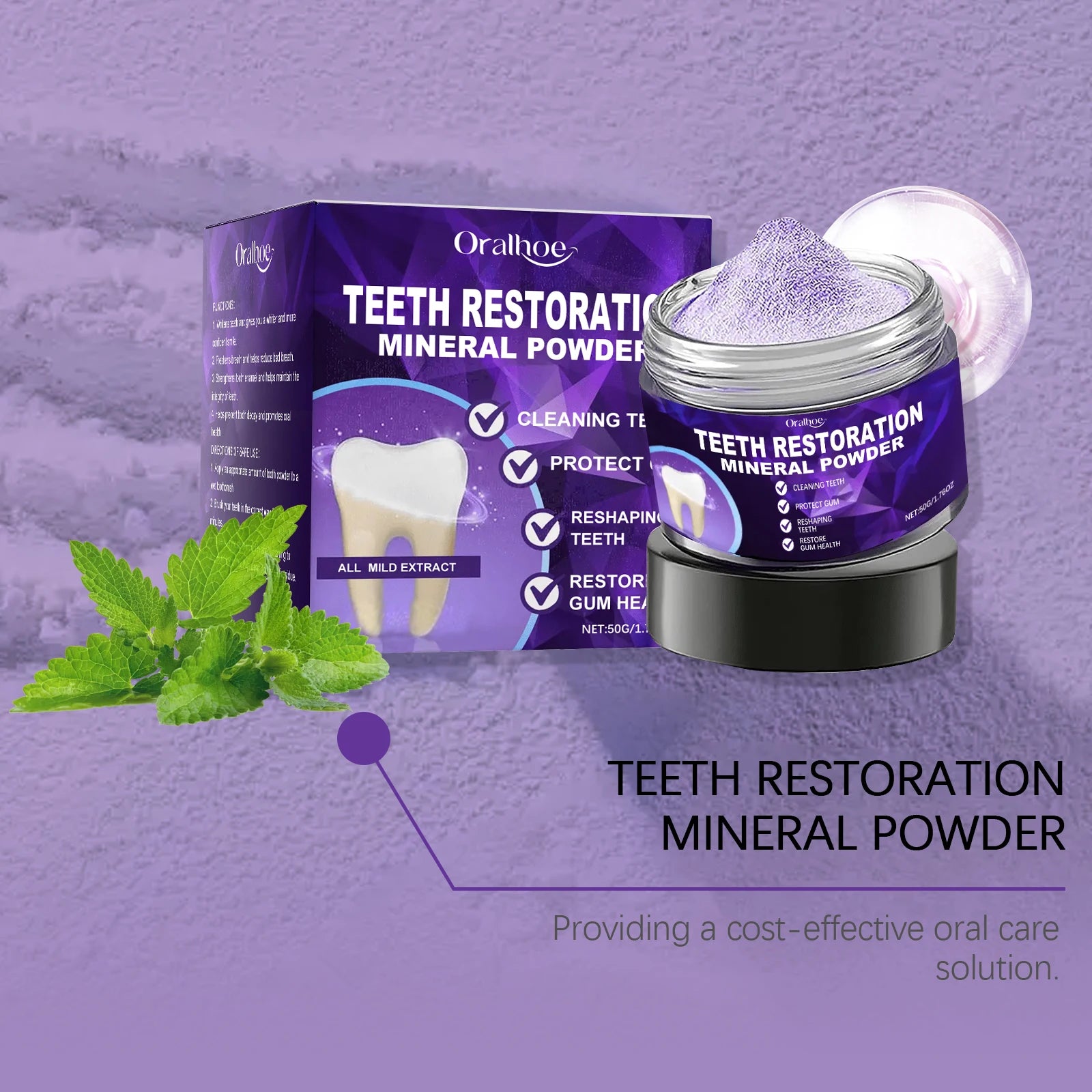 Teeth Whitening and Plaque Removal Cleaning Powder - 11