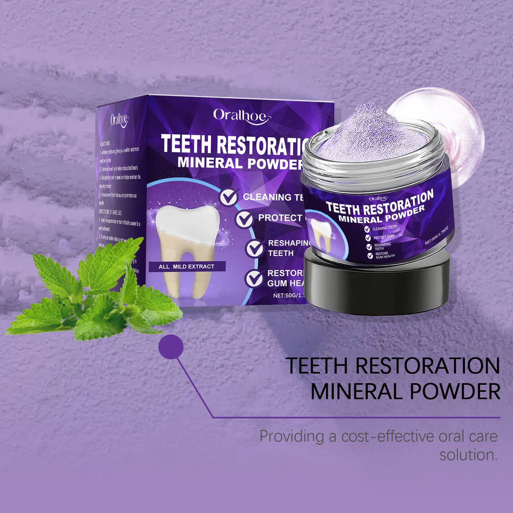 Teeth Whitening and Plaque Removal Cleaning Powder