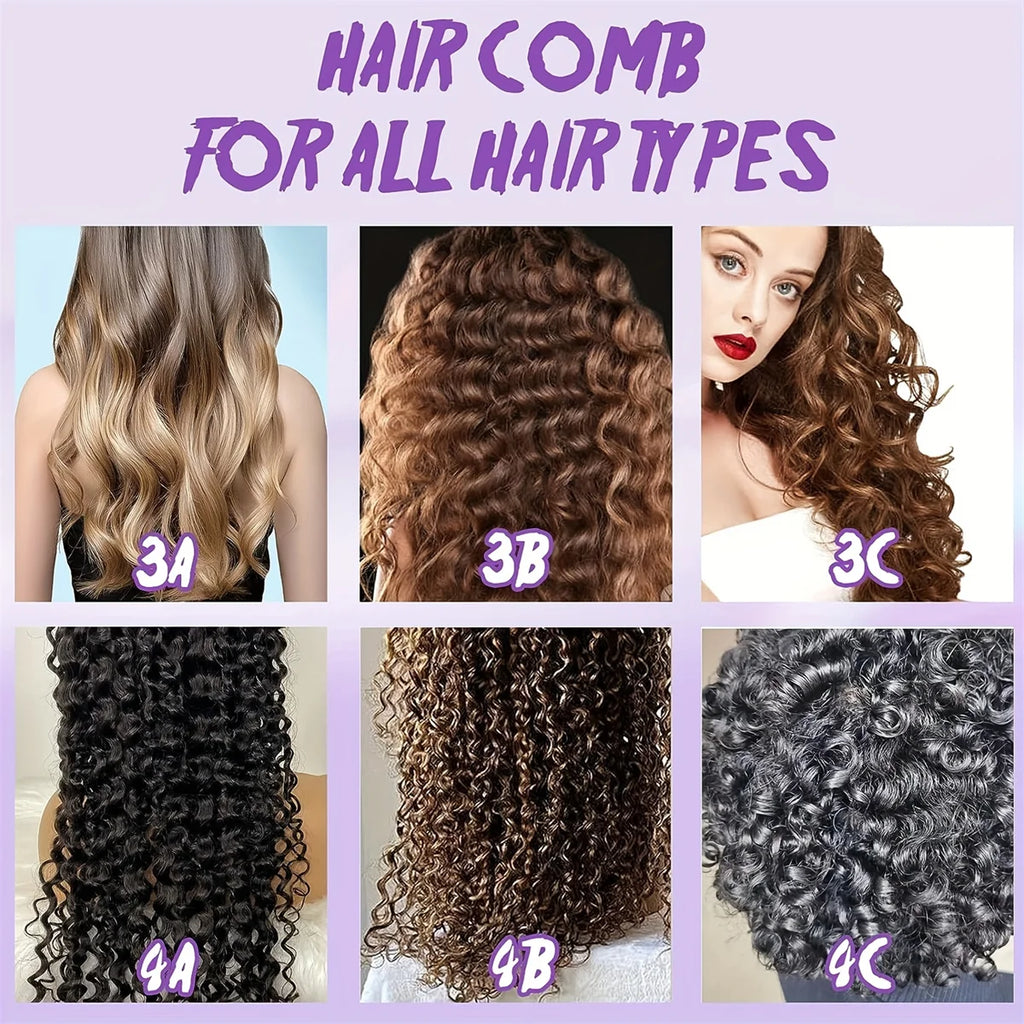 Detangling Hairbrush for Curly and Long Hair Anti-static Scalp Comb