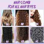 Detangling Hairbrush for Curly and Long Hair Anti-static Scalp Comb