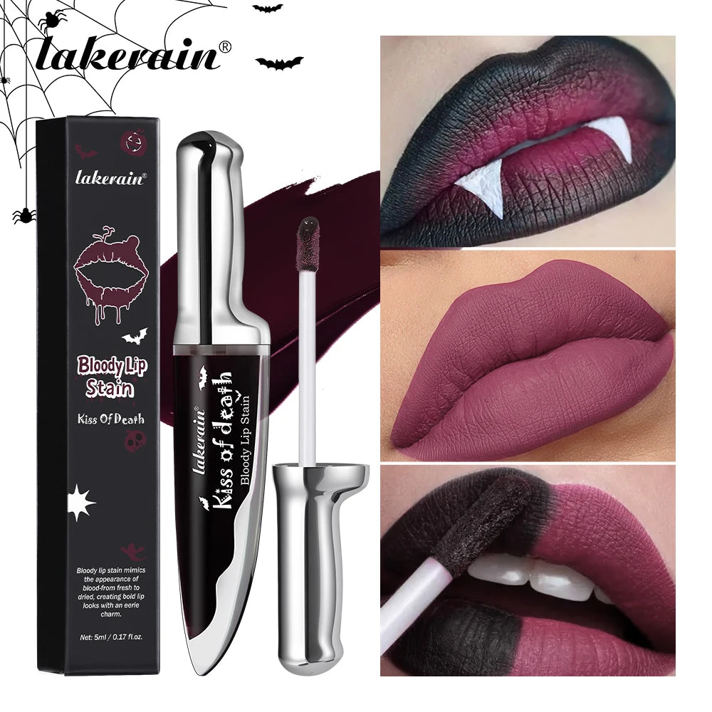 Bloody Matte Lip Stain for Halloween and Theatrical Makeup - 1
