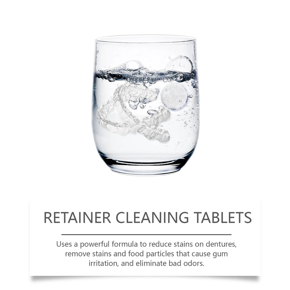 Effervescent Denture and Retainer Cleaning Tablets