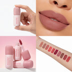 Velvet Matte Lip and Cheek Tint for Natural Makeup Look