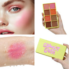 8-Color Cream Blush and Contour Palette