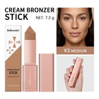 Cream Bronzer Stick for Seamless Face Contouring