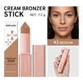 Cream Bronzer and Contour Stick for Sculpted Face Makeup