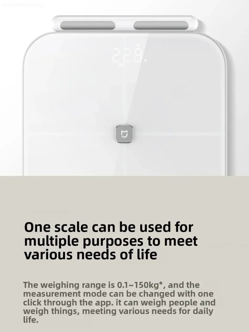 Mijia Smart Scale S800 8-Electrode Body Fat Analyzer Bluetooth Scale