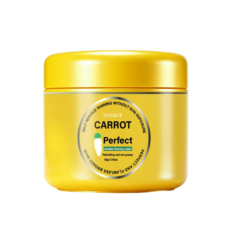 YUITIKUE Carrot Self Tanning Cream Natural Bronzing Body Lotion - 13