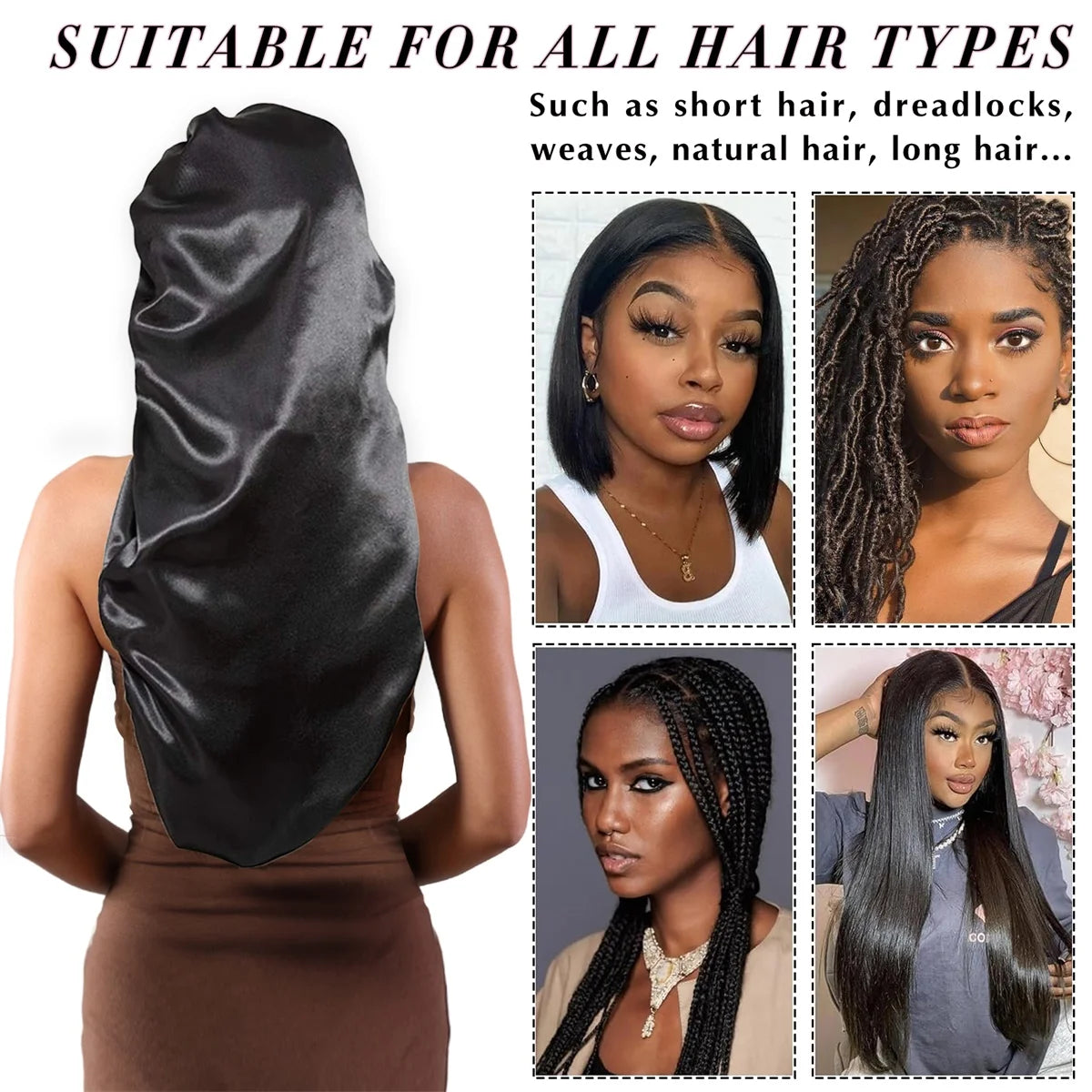 Rinse Free Braid Shampoo and Foam Mousse Set with Nightcap