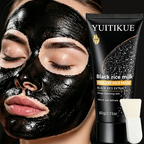YUITIKUE Black Rice Milk Peel Off Face Mask Deep Cleansing Facial Mask