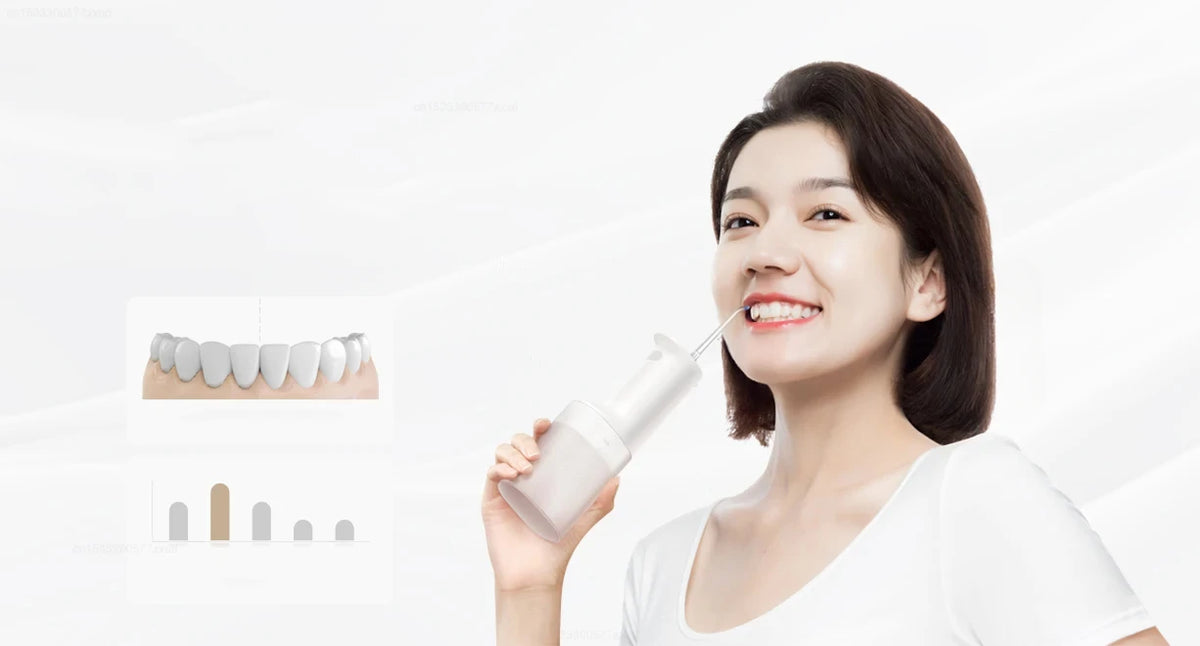 Mijia Portable Oral Irrigator Cordless Water Flosser Teeth Cleaner