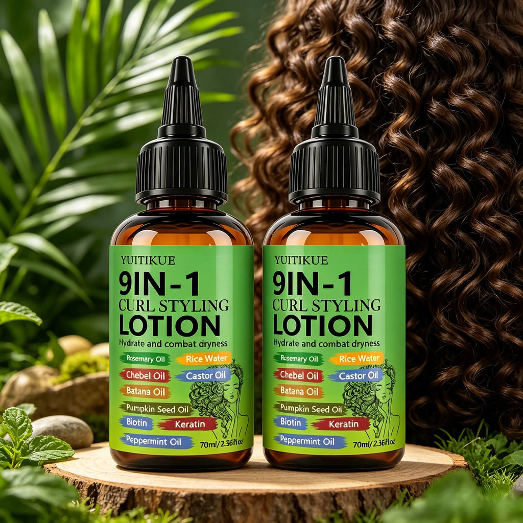 9-in-1 Curl Styling Lotion 70ml Anti-Frizz Hydrating Hair Conditioner
