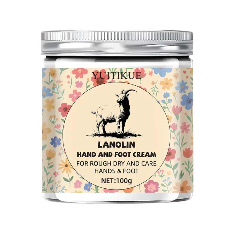 Lanolin Hand and Foot Cream Moisturizing Treatment for Dry Cracked Skin
