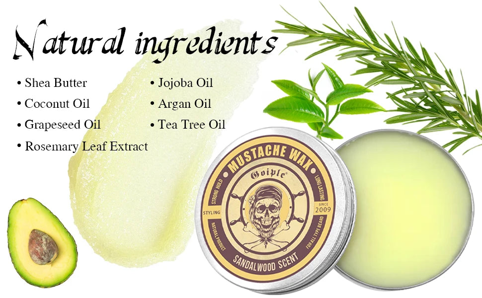 Goiple Sandalwood Beard Balm Wax Styling and Grooming Conditioner