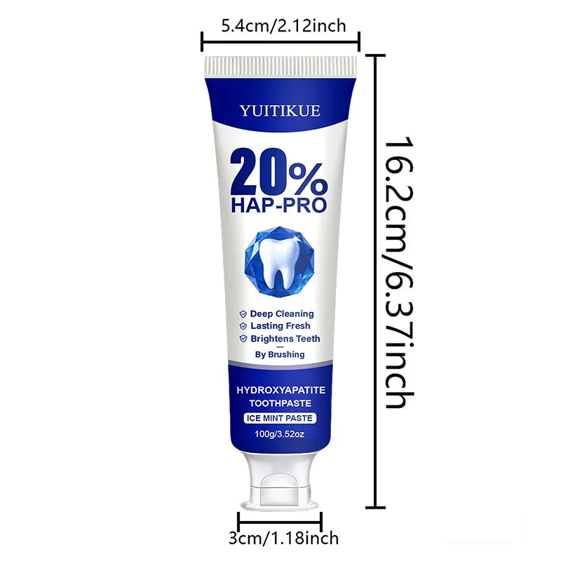 YUITIKUE HAP-PRO Ice Mint Toothpaste for Teeth Whitening and Oral Care - 8