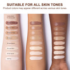 Full Coverage Waterproof Liquid Concealer for Dark Circles and Blemishes