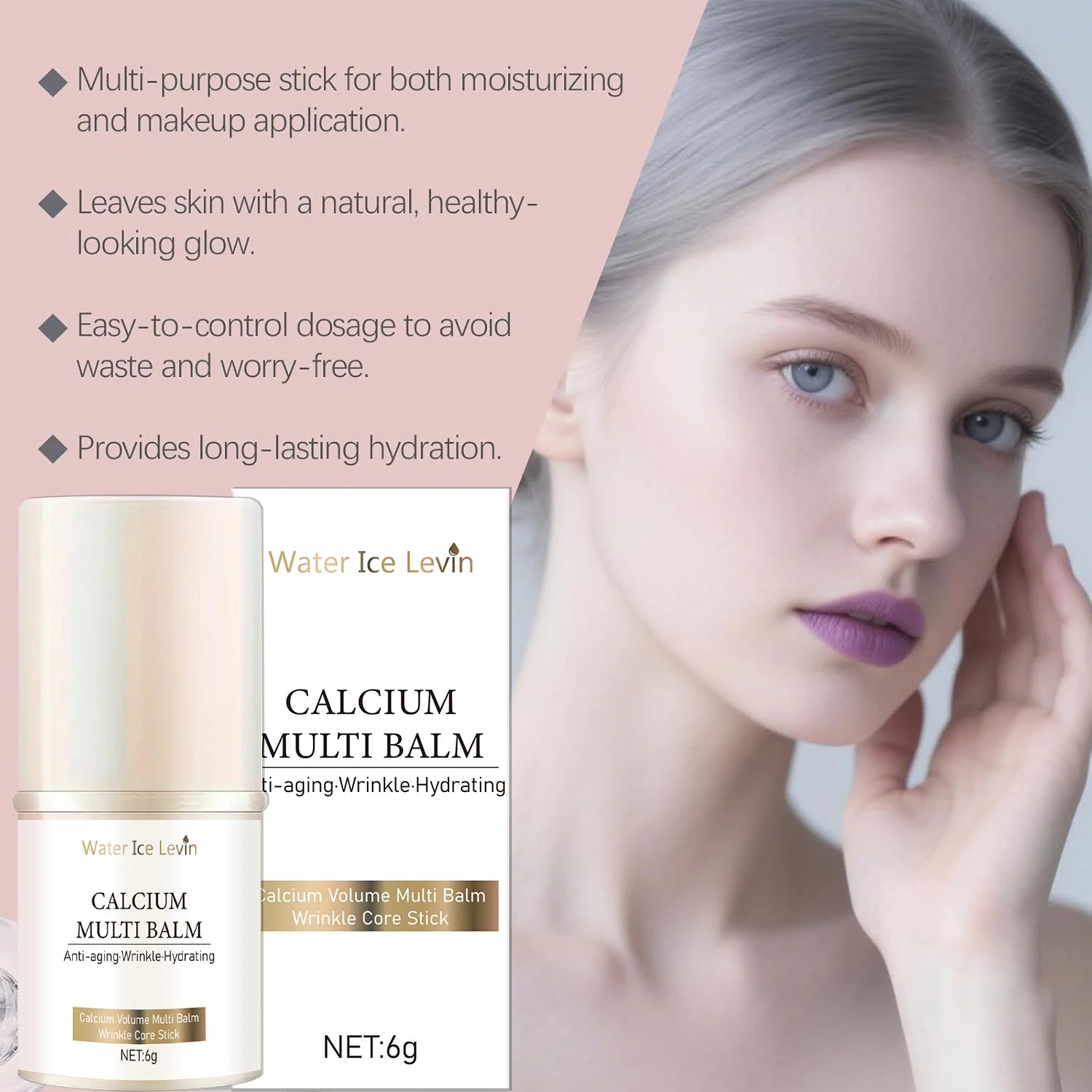 Calcium Hydration Multi Balm Stick Anti Aging Wrinkle Moisturizer - 3