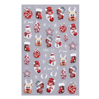 3D Christmas Cartoon Nail Art Stickers