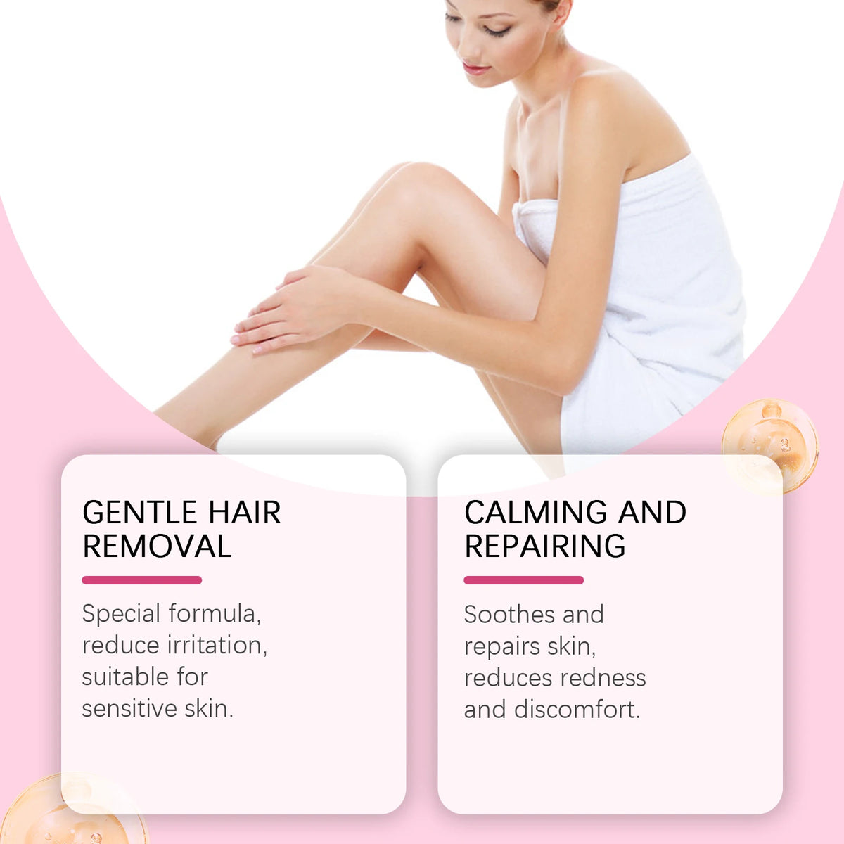 Gentle Hair Removal Cream for Full Body Smooth Skin