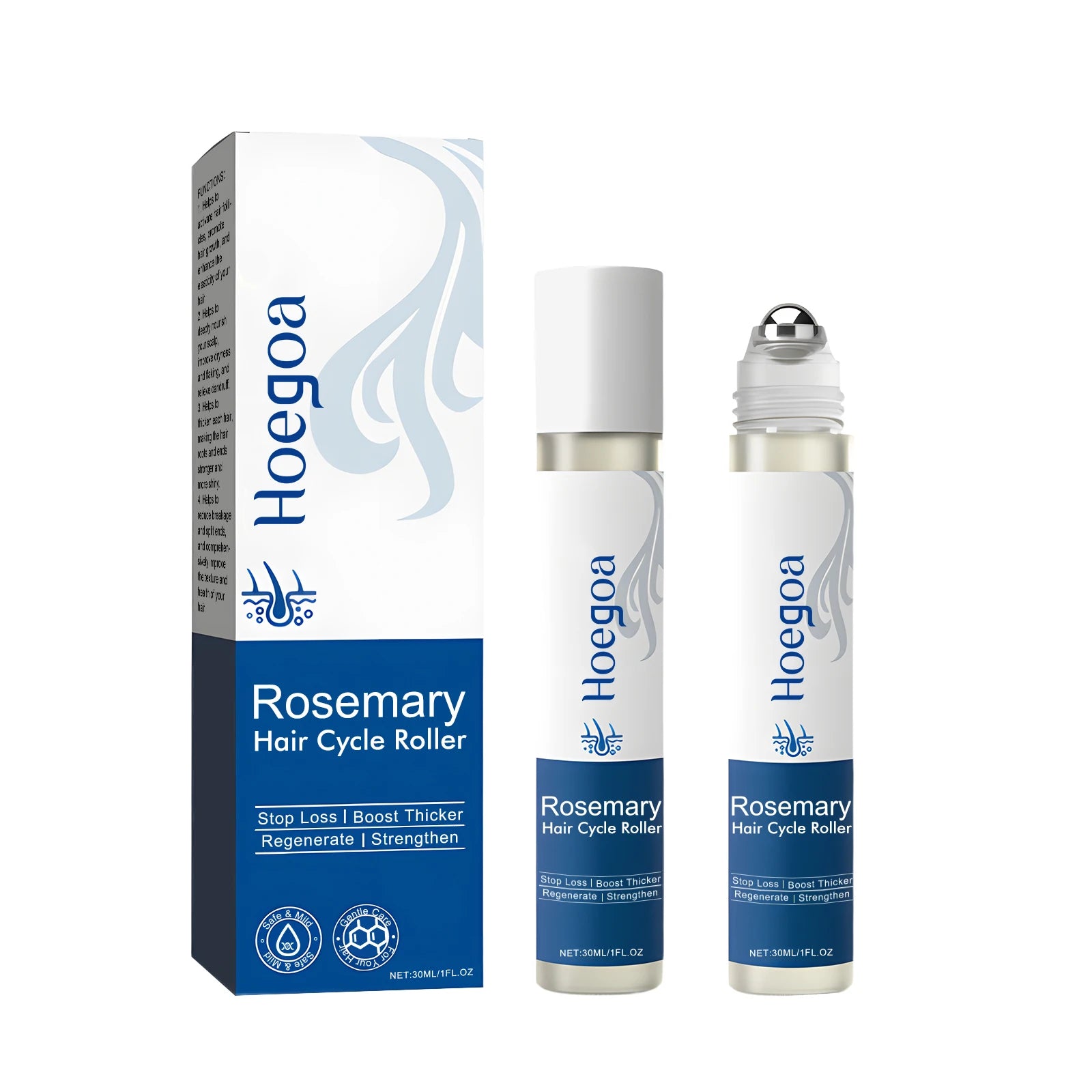 Rosemary Scalp Stimulating Hair Growth Serum Roller - 16