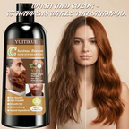 Chestnut Brown Hair Dye Shampoo 100ml 10-in-1 Color Nourishing Treatment