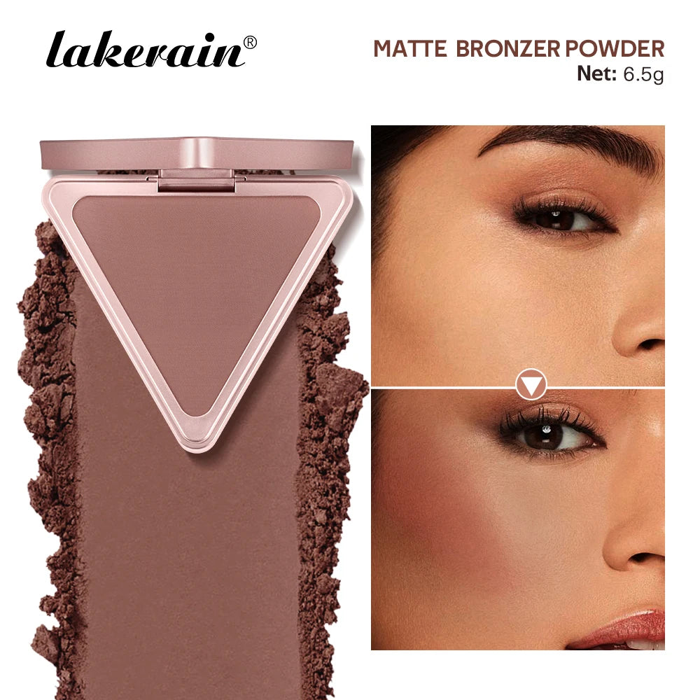 Matte Bronzing Powder for Face Contouring and Shading - 7