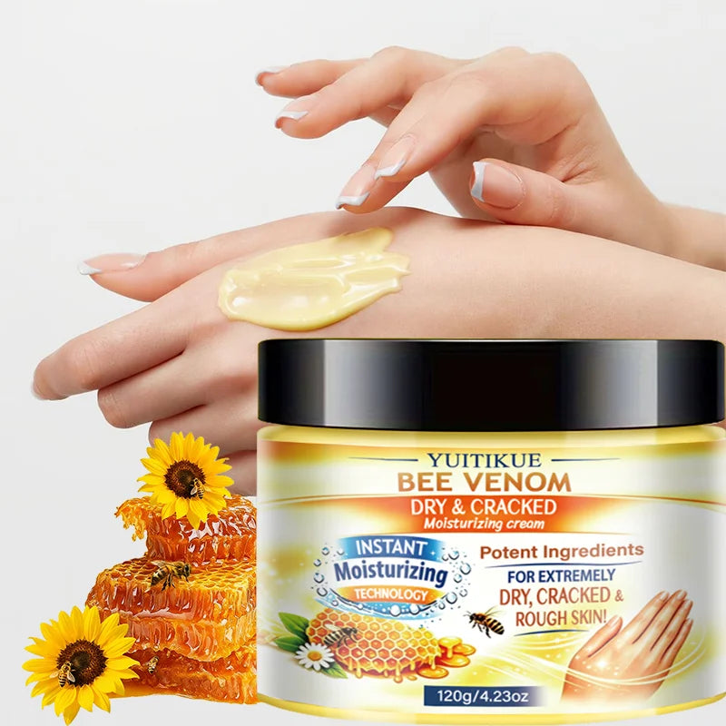YUITIKUE Bee Venom Hand Cream Deep Moisturizing Repair for Cracked Skin