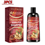 7 in 1 Burgundy Hair Dye Shampoo Natural Herbal Moisturizing 100ml