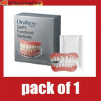 Temporary Comfort Fit Cosmetic Denture Set