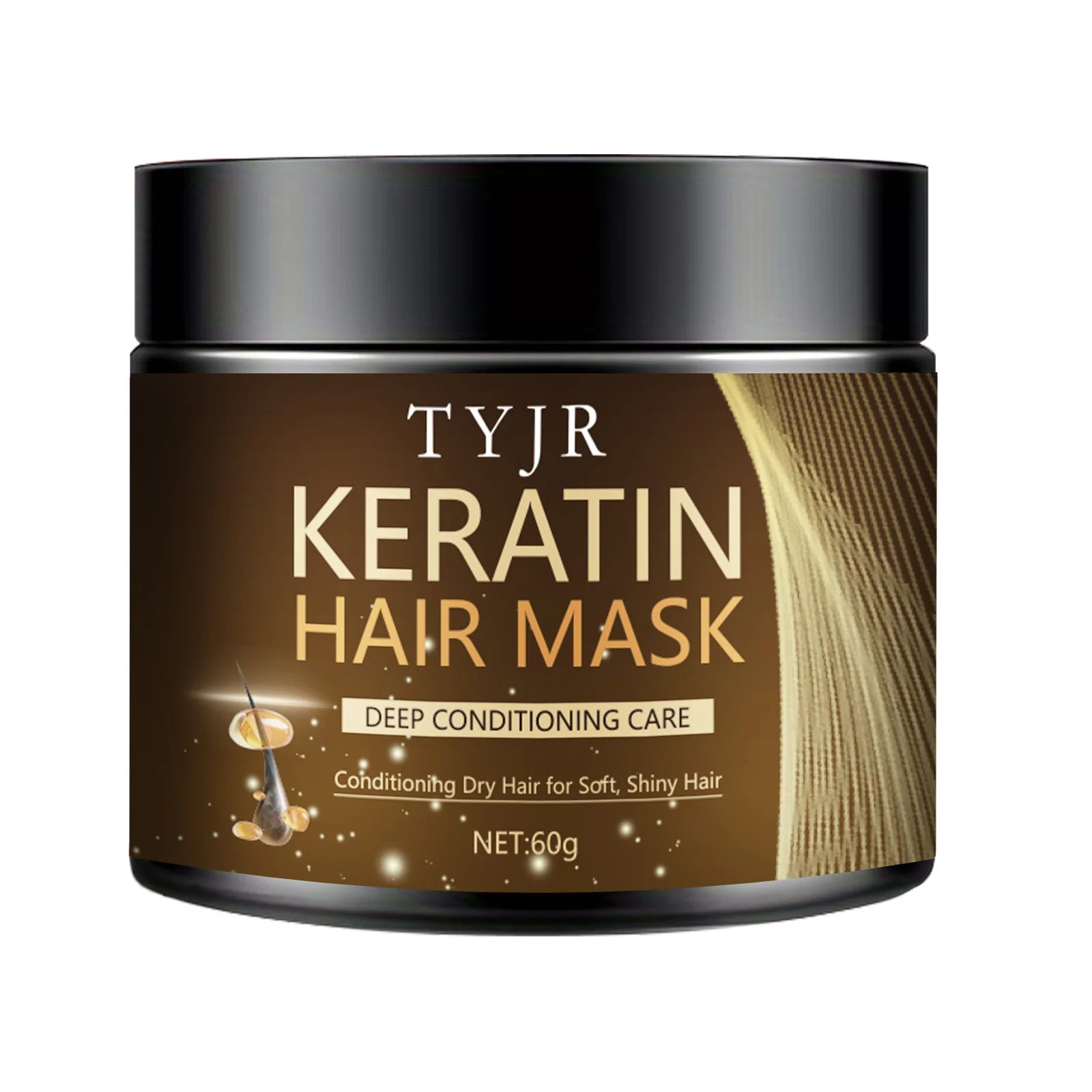 Keratin Hair Mask Deep Conditioning Repair Cream for Dry Frizzy Hair