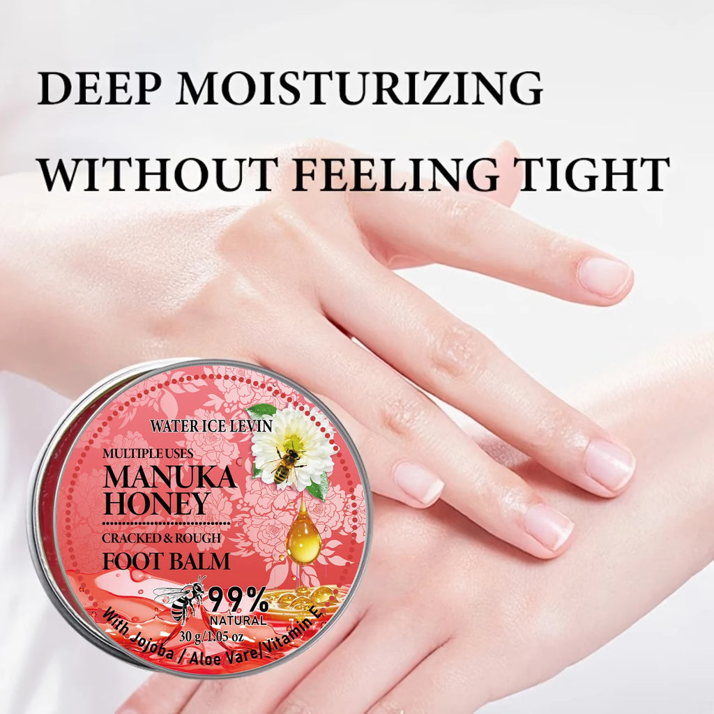 Manuka Honey Foot Balm Cracked Heel Repair Moisturizing Cream 30g