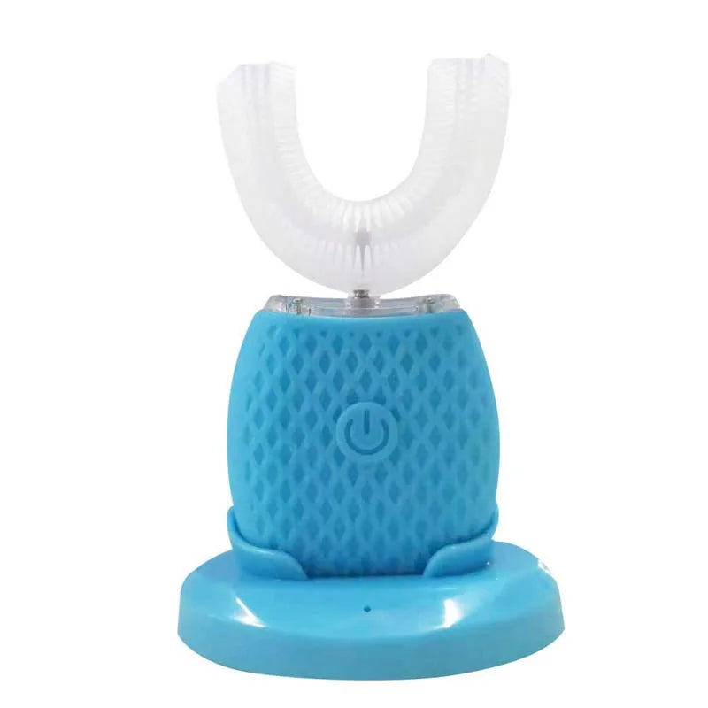 Automatic UShape Electric Toothbrush with LED Whitening Light
