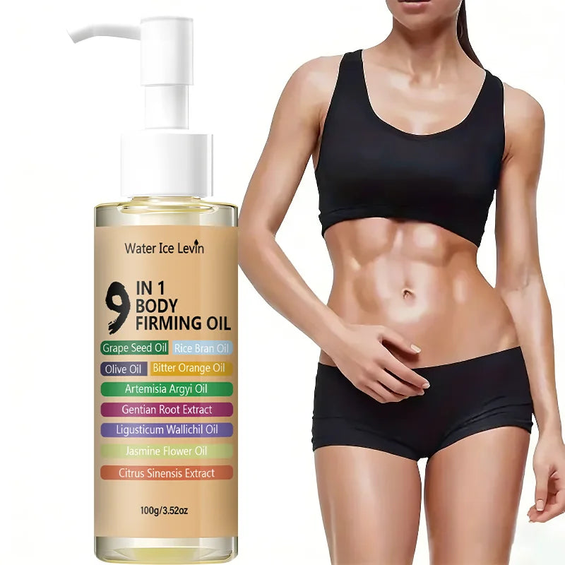 9-in-1 Body Firming Oil Natural Herbal Toning and Moisturizing Treatment