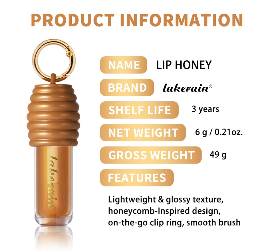 Hydrating Honey and Chocolate Lip Gloss Set