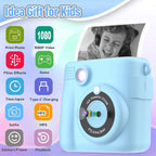 Instant Print Camera for Kids with Video and Digital Zoom