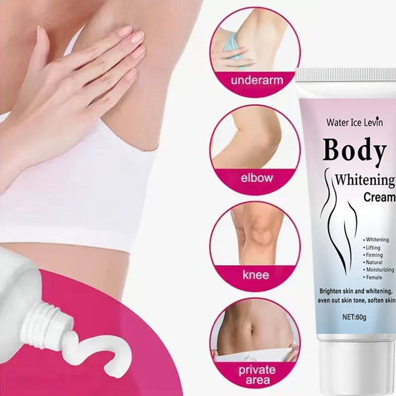 Water Ice Levin Body Whitening Cream Brightening Moisturizer 120g Pack - 2