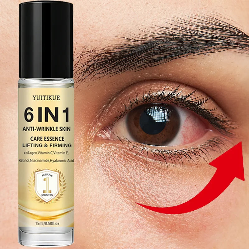 Yuitikue 6in1 Anti Wrinkle Serum Lifting Firming Face Care Essence 15ml