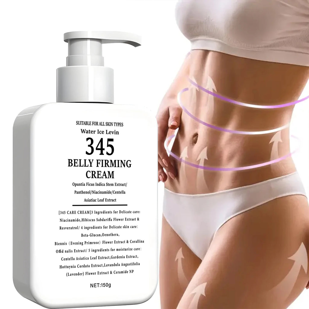 345 Belly Firming Cream Moisturizing Body Lotion with Niacinamide