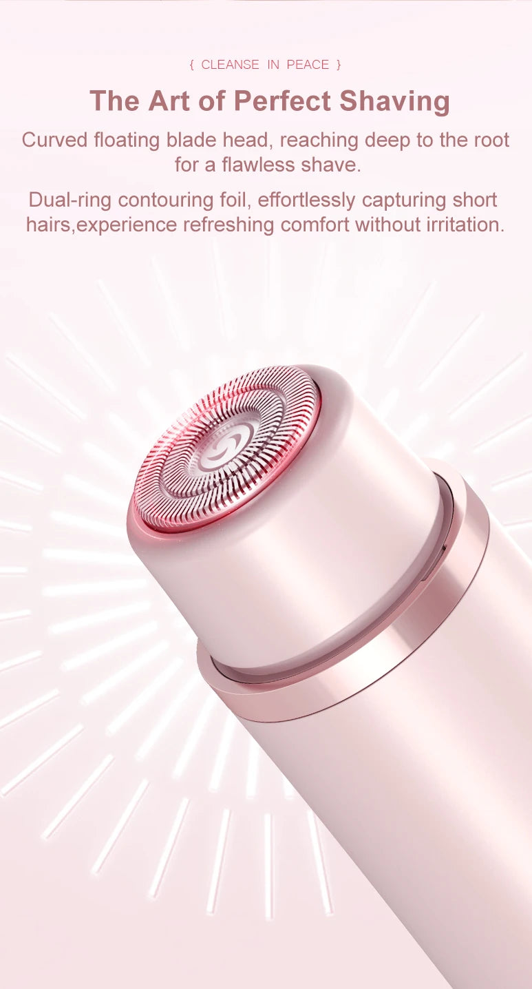 Electric Waterproof Shaver for Women Bikini and Body Hair Removal