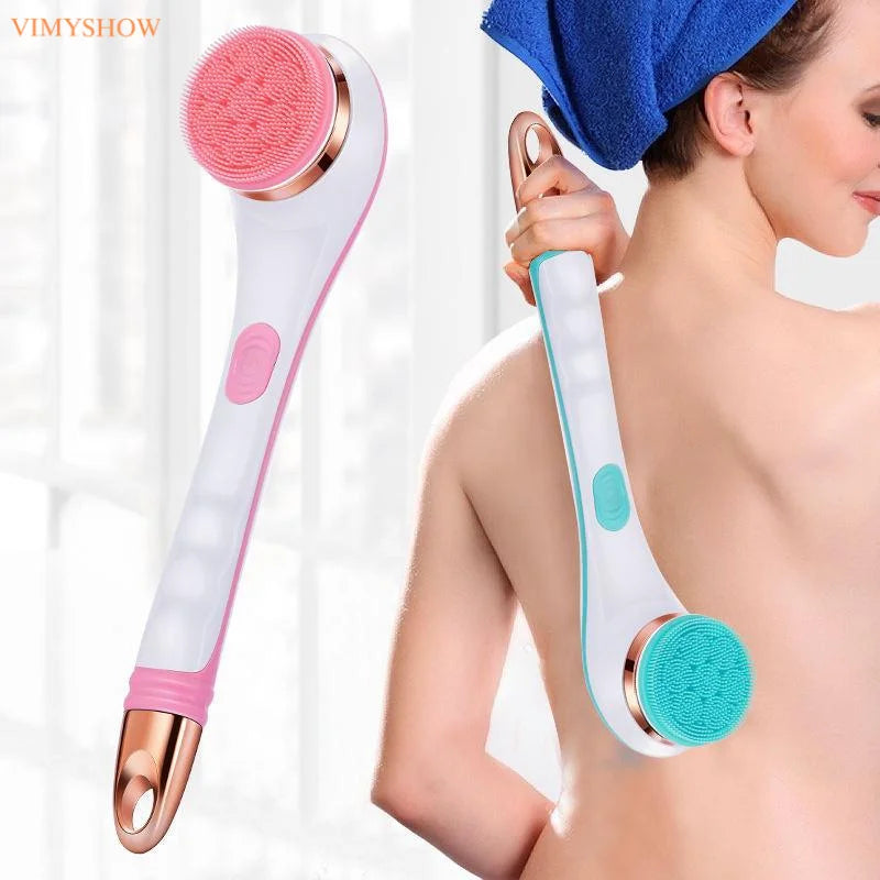 Electric Rotating Back Scrubber and Exfoliating Shower Brush - 1