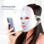 7-Color LED Light Therapy Face Mask for Skin Rejuvenation
