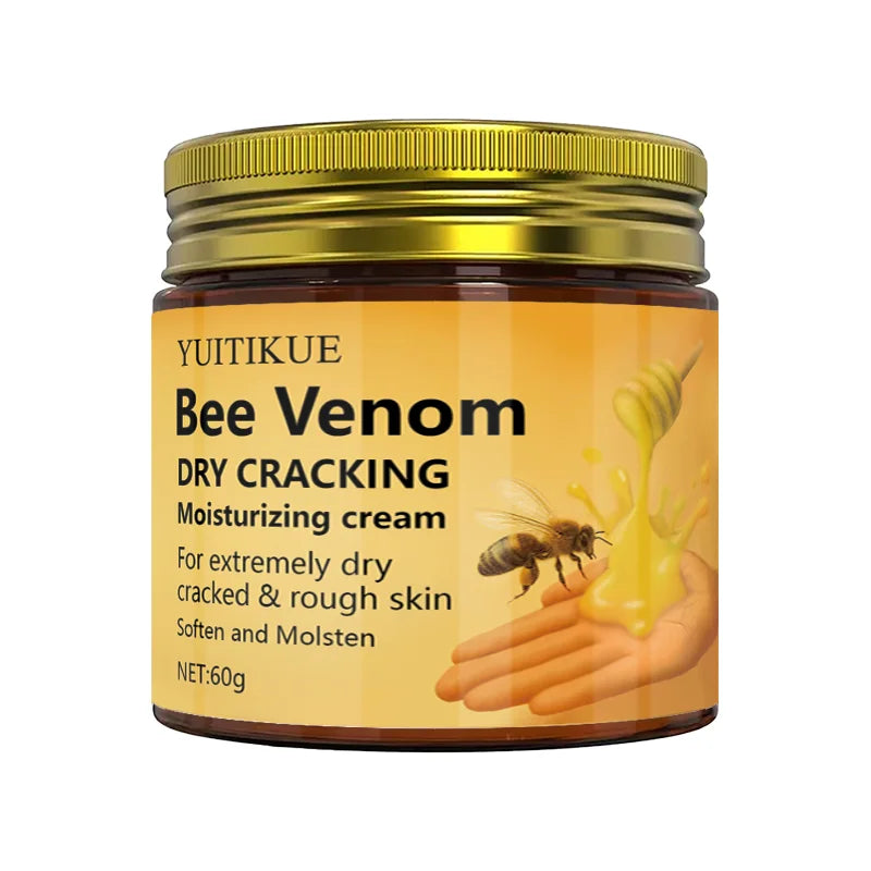 YUITIKUE Bee Venom Moisturizing Cream for Dry Cracked Skin 60g